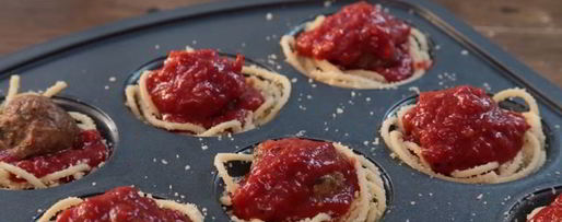 Шаг 6: маффинов из спагетти