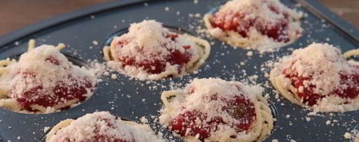 Шаг 7: маффинов из спагетти