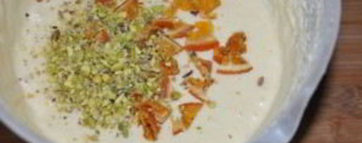 Шаг 2: маффинов с апельсинами и фисташками