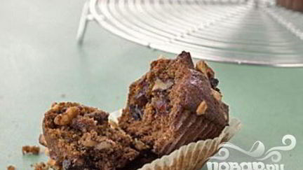 Рецепт Маффинов с финиками и орехами