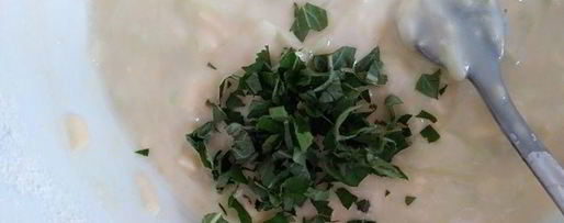 Шаг 4: маффинов с кабачком, сыром и мятой