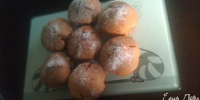 Рецепт маффинов с персиком и клюквой