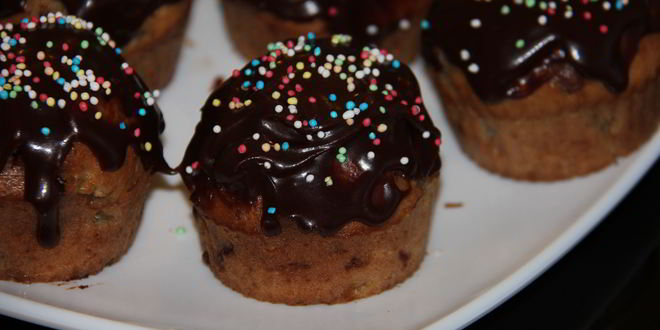 Рецепт маффинов с шоколадом и бананами