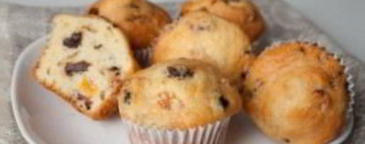 Шаг 3: маффинов с сухофруктами