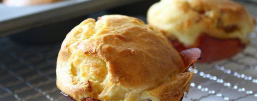 Шаг 2: маффинов с сыром и беконом