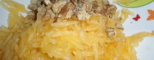 Шаг 1: маффинов с тертой тыквой и грецкими орехом