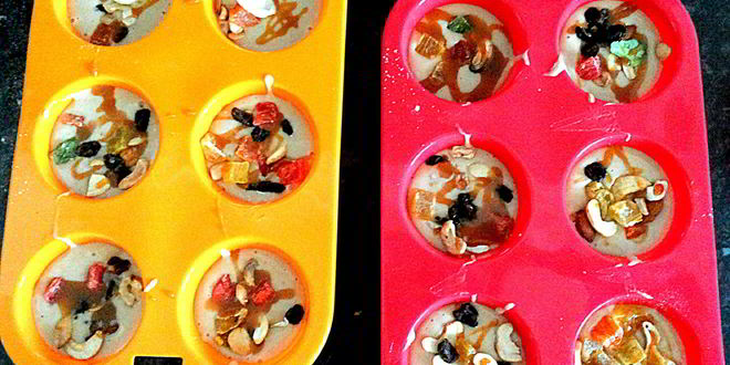 Рецепт маффинов с цукатами и орехами