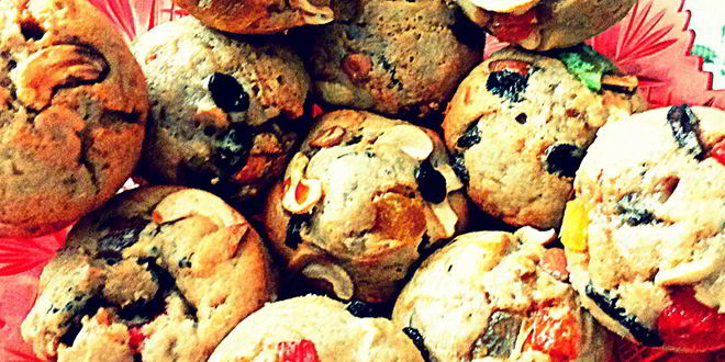 Рецепт маффинов с цукатами и орехами