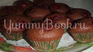 Рецепт Маффинов шоколадно-вишневые
