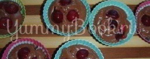 Шаг 4: маффинов шоколадно-вишневые