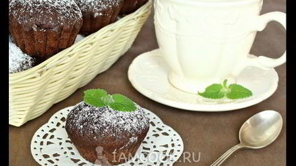 Рецепт Маффинов шоколадных Нежных