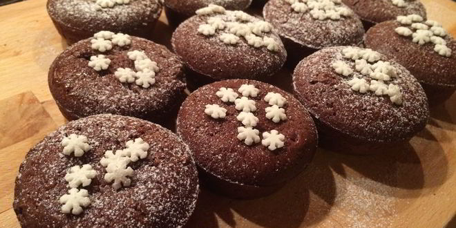 Рецепт маффинов шоколадных с крошкой