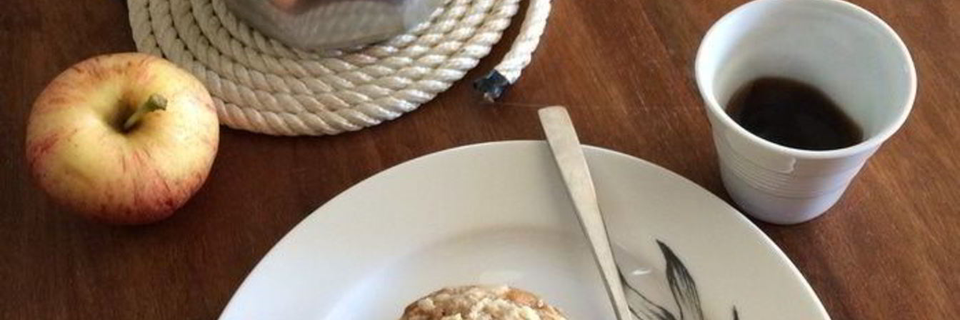 Рецепт Маффинов в стиле Яблочный крамбл