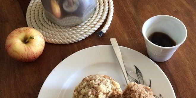 Рецепт маффинов в стиле яблочный крамбл