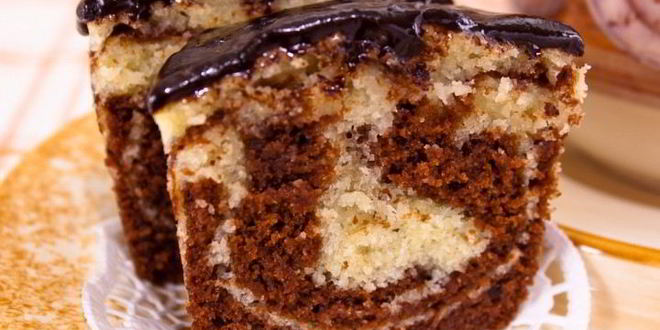 Рецепт маффинов зебра