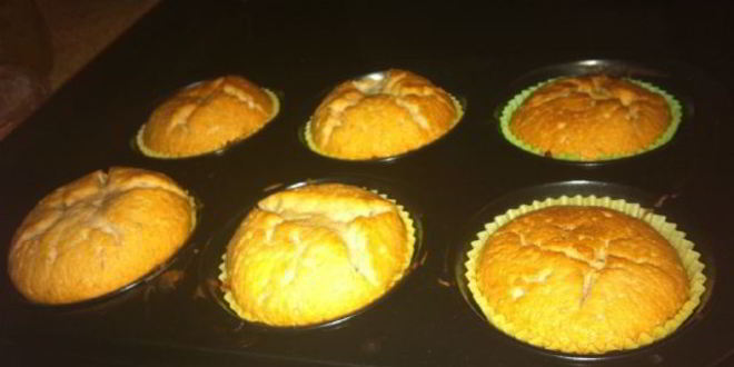 Рецепт малиновых маффинов