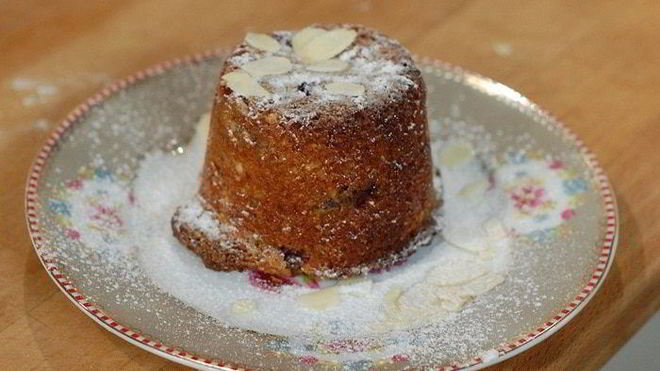 Рецепт Миндальных маффинов с вишней