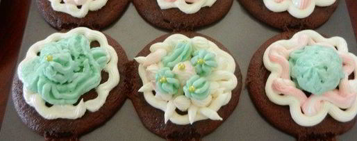 Шаг 11: нежных шоколадных маффинов и крем для украшения