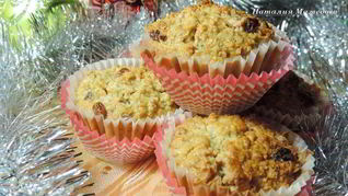 Рецепт Низкокалорийных овсяных маффинов