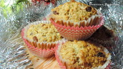 Рецепт Низкокалорийных овсяных маффинов