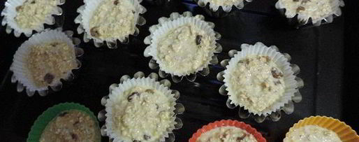 Шаг 3: низкокалорийных овсяных маффинов