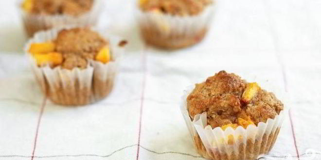 Рецепт персиковых маффинов