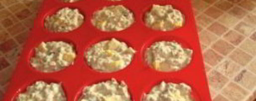 Шаг 2: постных яблочных маффинов