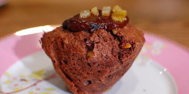 Рецепт шоколадна-апельсиновых маффины