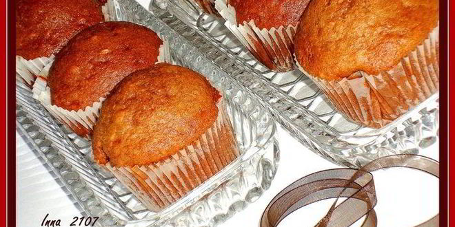 Рецепт шоколадна-банановых маффины с миндалем