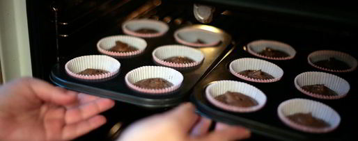 Шаг 10: шоколадных маффинов с бананом