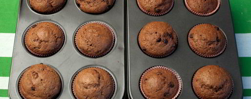 Шаг 11: шоколадных маффинов с бананом