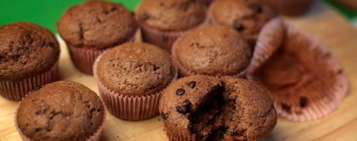 Шаг 12: шоколадных маффинов с бананом