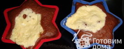 Шаг 2: шоколадных маффинов с творожной начинкой