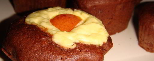 Шаг 4: шоколадных маффинов с творожной начинкой