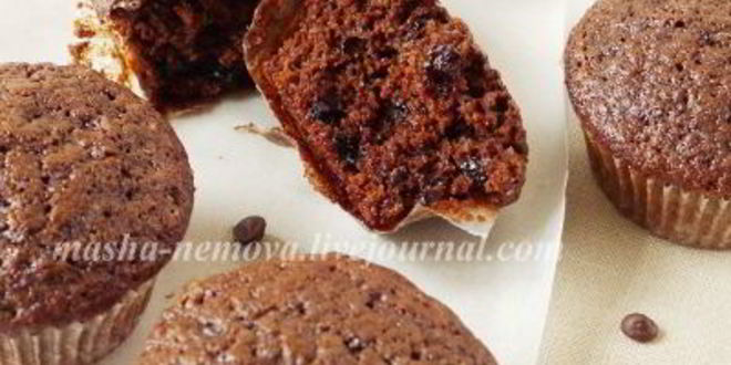 Рецепт шоколадных маффинов