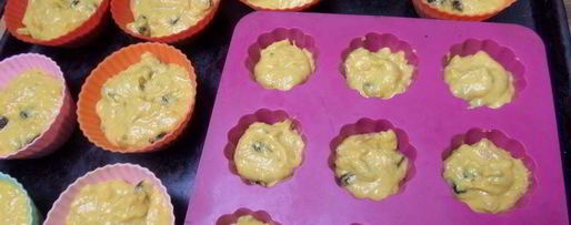 Шаг 21: тыквенных маффинов с хурмой