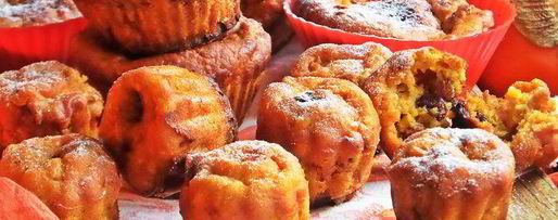 Шаг 25: тыквенных маффинов с хурмой