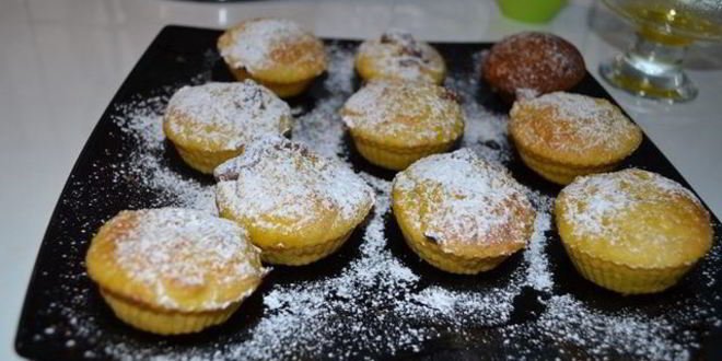 Рецепт тыквенных маффинов с шоколадной начинкой