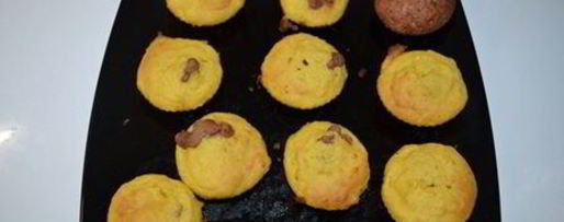 Шаг 4: тыквенных маффинов с шоколадной начинкой