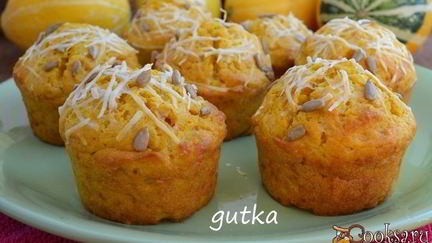 Рецепт Тыквенных маффинов с сыром