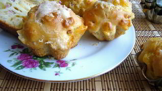 Рецепт Ветчинно-сырных маффины