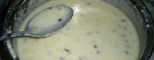 Шаг 1: быстрого манника с шоколадом и изюмом