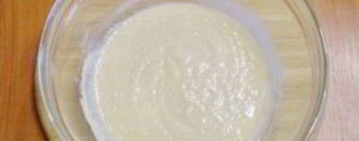 Шаг 1: классического манника на кефире