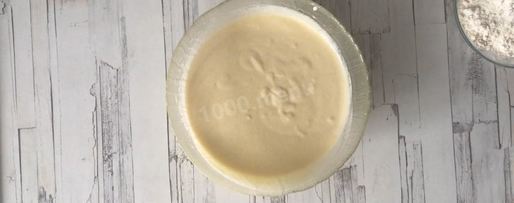 Шаг 2: манника без молока на сметане