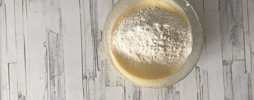 Шаг 4: манника без молока на сметане