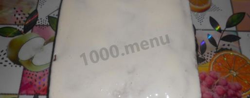 Шаг 12: манника на кефире без муки