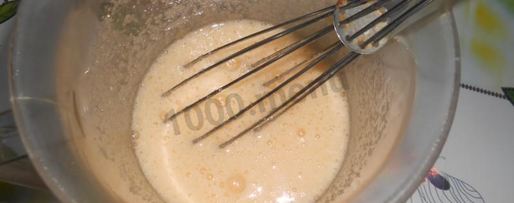 Шаг 2: манника на кефире без муки