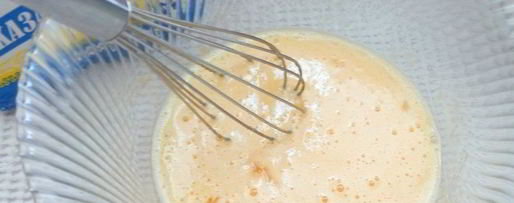 Шаг 2: манника на кефире с апельсиновой цедрой