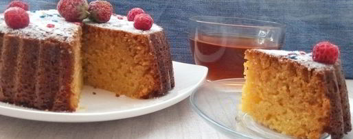 Шаг 6: манника на кефире с апельсиновой цедрой