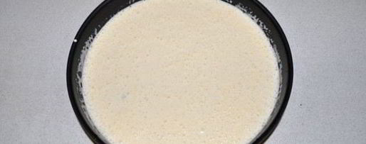 Шаг 3: манника на кефире